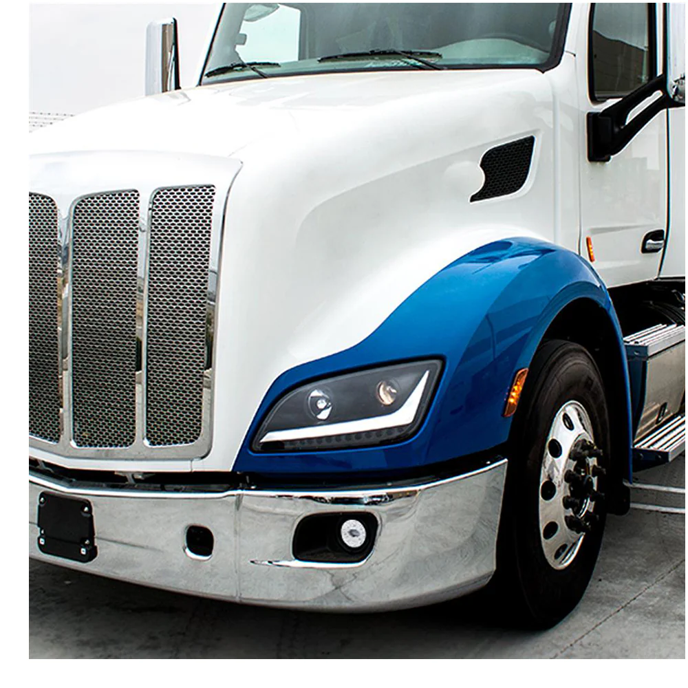 Peterbilt 579/587 & Kenworth T660 9 LED Projector Fog Light with LED Position Lights - Image 9