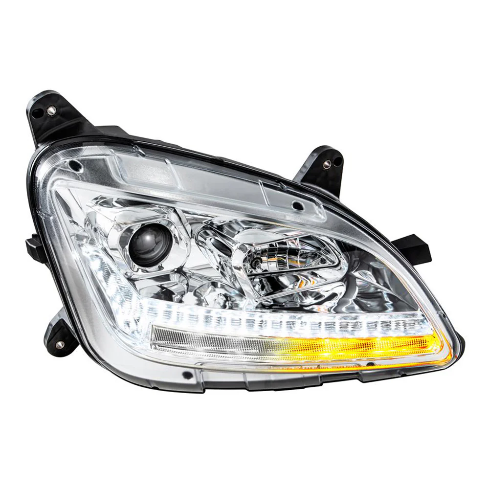 Peterbilt 579, 587 Projection Headlight with LED Sequential Turn and DRL - Image 4