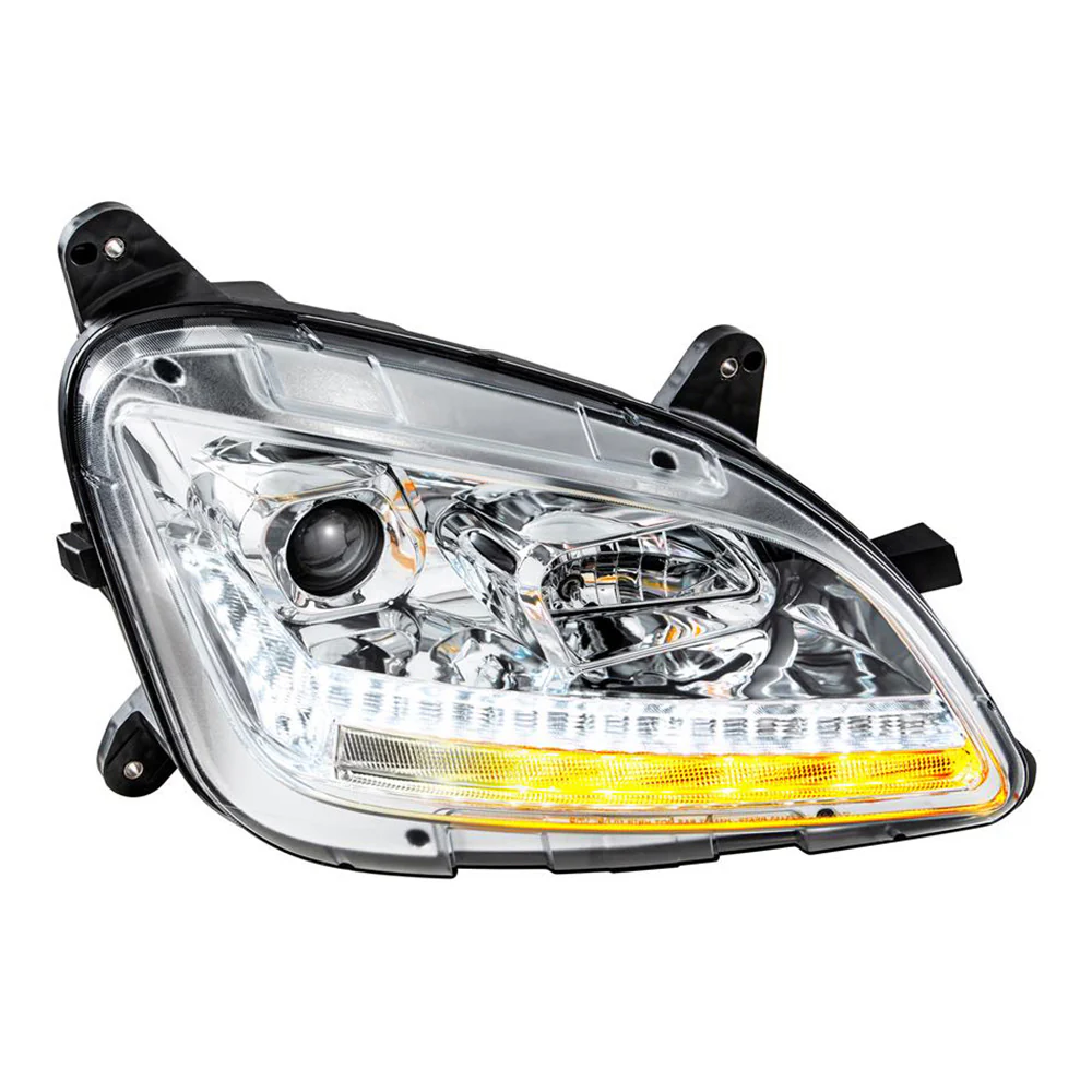 Peterbilt 579, 587 Projection Headlight with LED Sequential Turn and DRL - Image 5