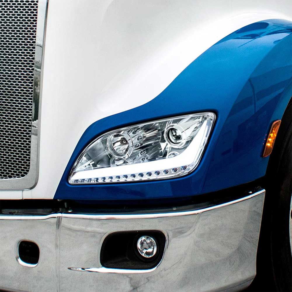 Peterbilt 579, 587 Projection with LED Position and Sequential Light - Image 3