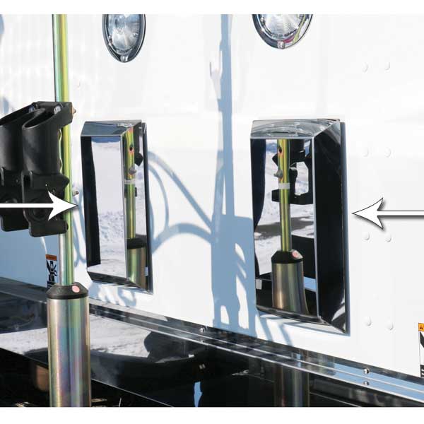 Peterbilt 579, 589 Back of Sleeper Vent Covers