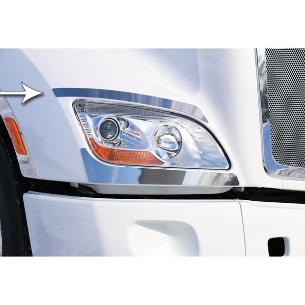 Peterbilt 579 Above Headlight Trim