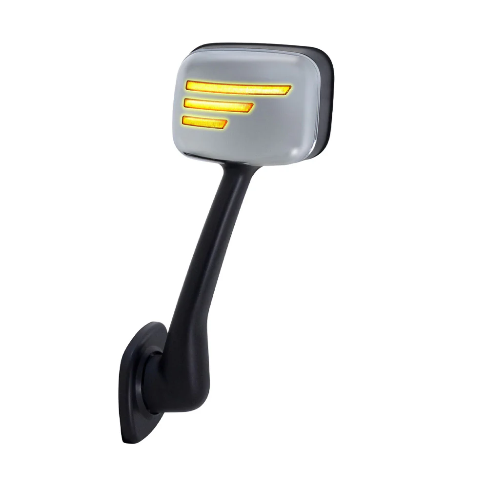 Peterbilt 579 and KW T680, T880 Chrome Hood Mirror with Turn Signal - Image 4