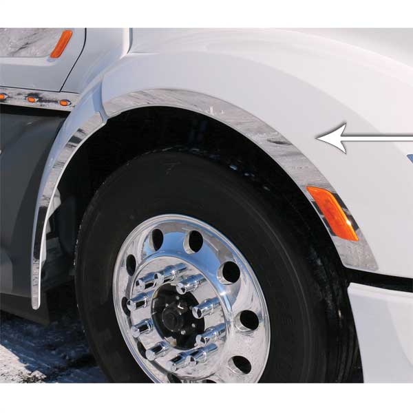 Peterbilt 579 Hood Mount Fender Trims