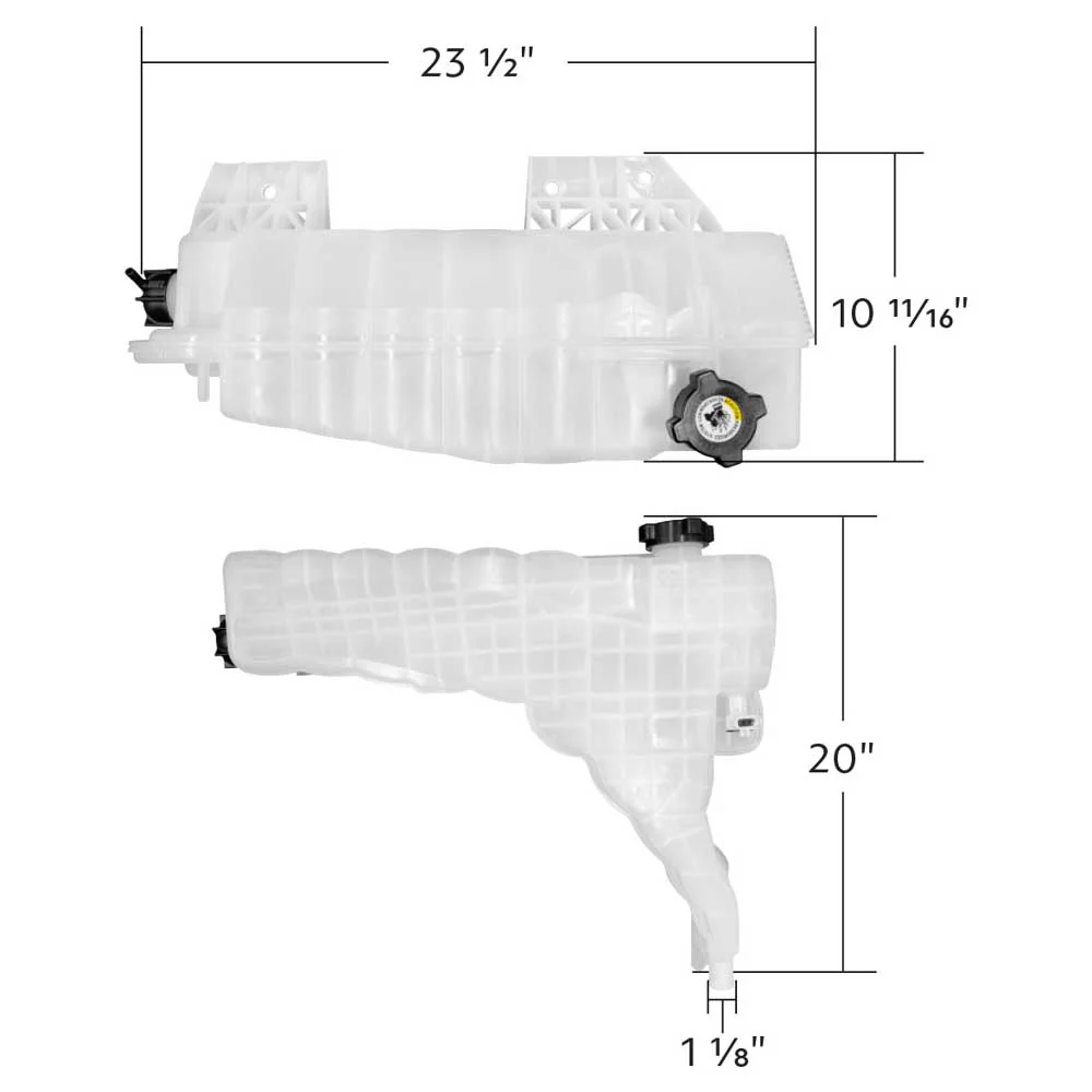 Peterbilt 579, Kenworth T680, T880 Pressurized Coolant Reservoir and Coolant Level Sensor - Image 9
