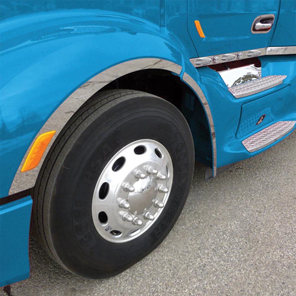 Peterbilt 579 Long Hood Front Side Fender Trims PR