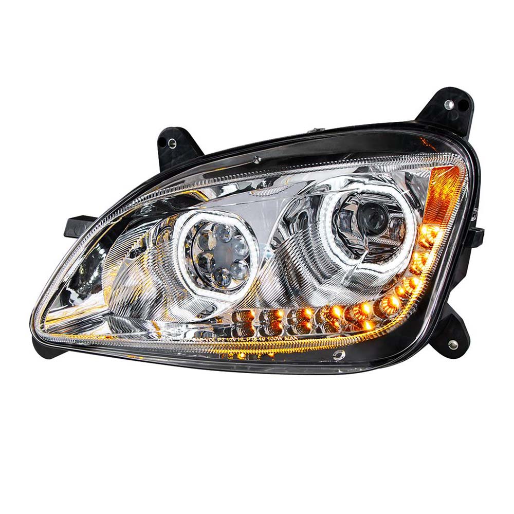 Peterbilt 587, 579 Chrome 10 LED Headlight - Image 7