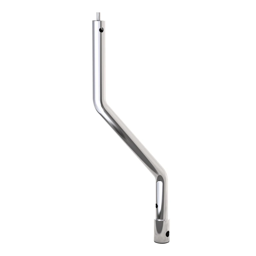 Peterbilt 589 2024 and Newer Stainless Steel Double Bend Silent Shifter - Image 4