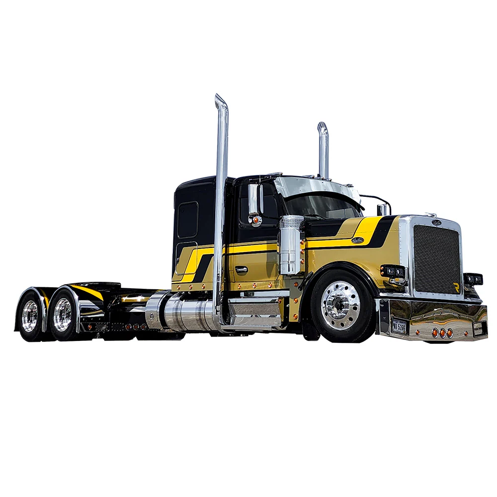 Peterbilt 589 AERO Visor 304 Stainless with No Factory Visor - Image 3