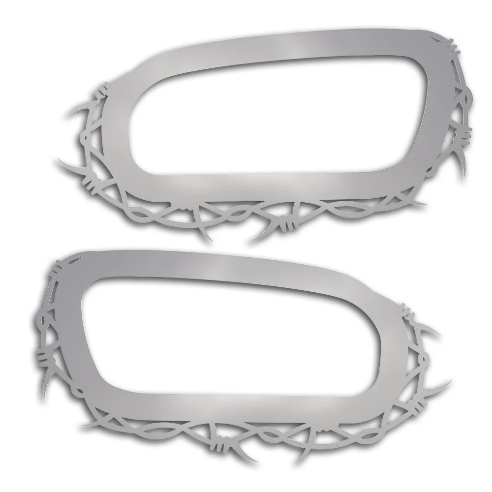 Peterbilt 589 Barb Wire Door Handle Trim