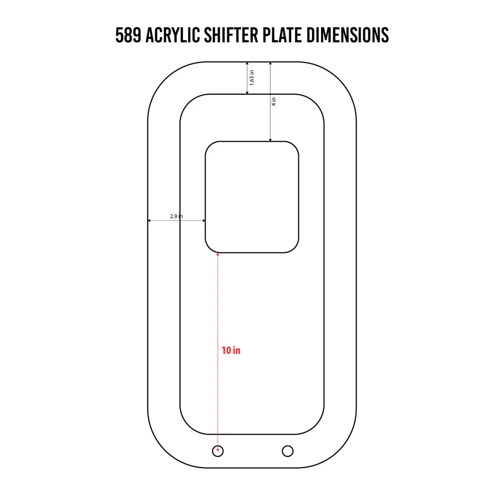 Peterbilt 589 LED Shifter Plate - Image 2