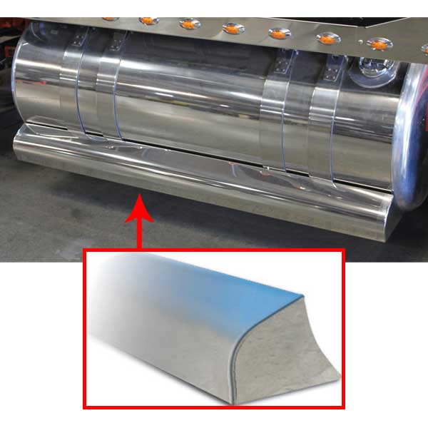 Peterbilt 66" Rounded Fuel Tank Fairings