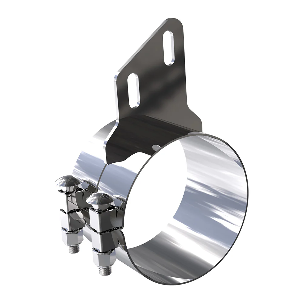 Peterbilt 6"D x 4"W Heavy Duty Exhaust Clamp