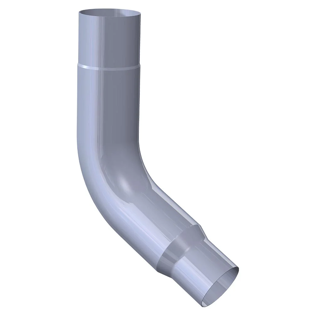 Peterbilt 7"-5"D 60 Degree Chrome Elbow
