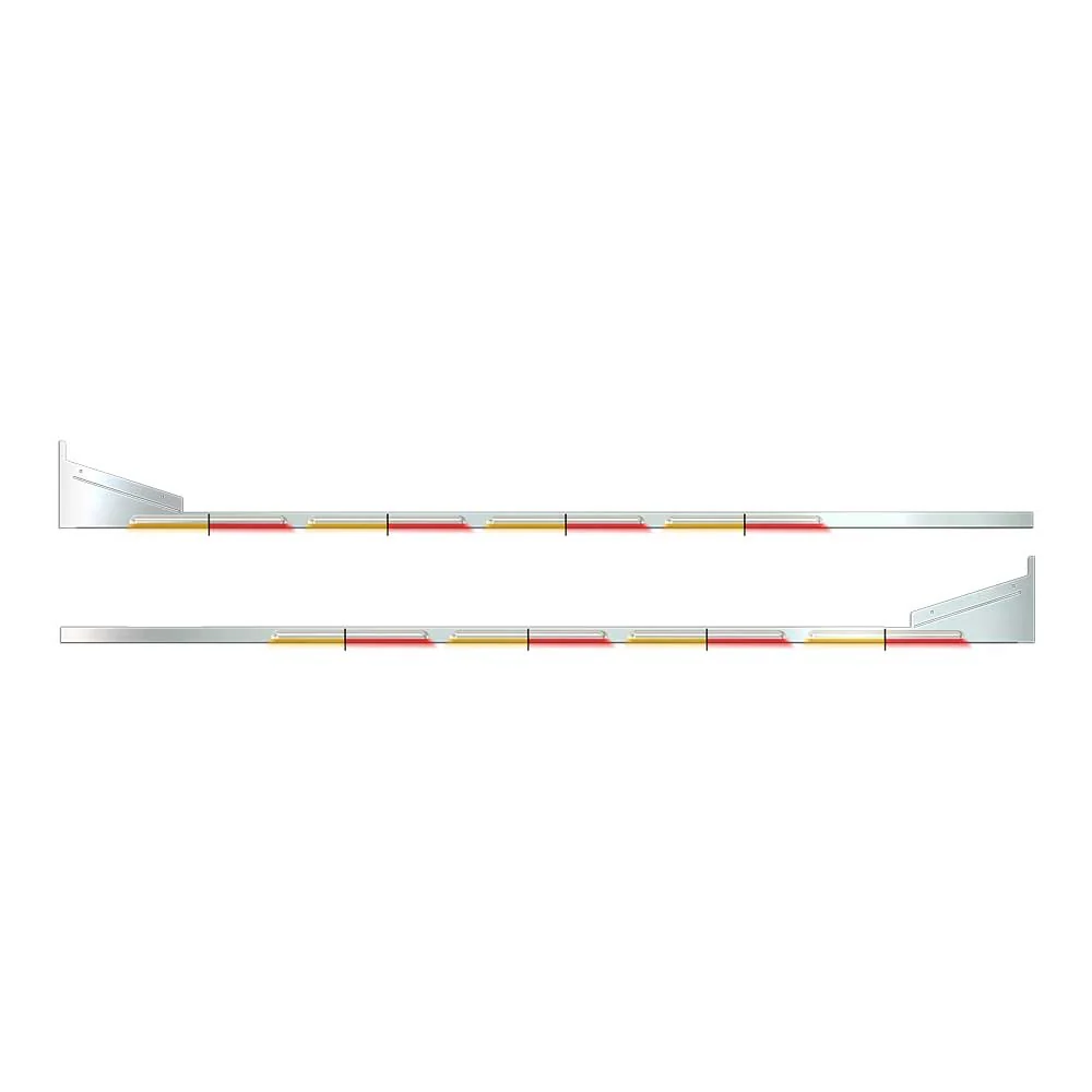 Peterbilt 78"L x 1.3125"H Sleeper Panels with Dual LED Glow Strips - Image 5