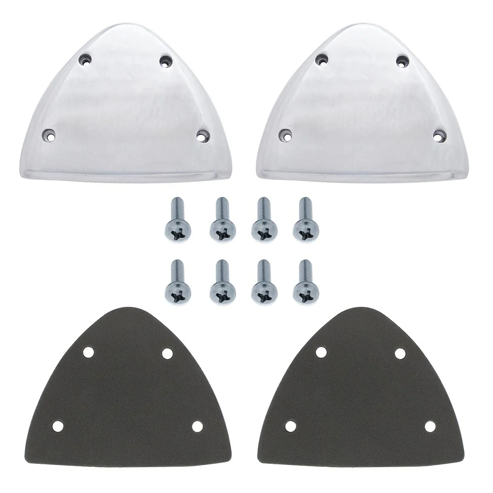 Peterbilt Aluminum Headlight Turn Signal Cover Kit
