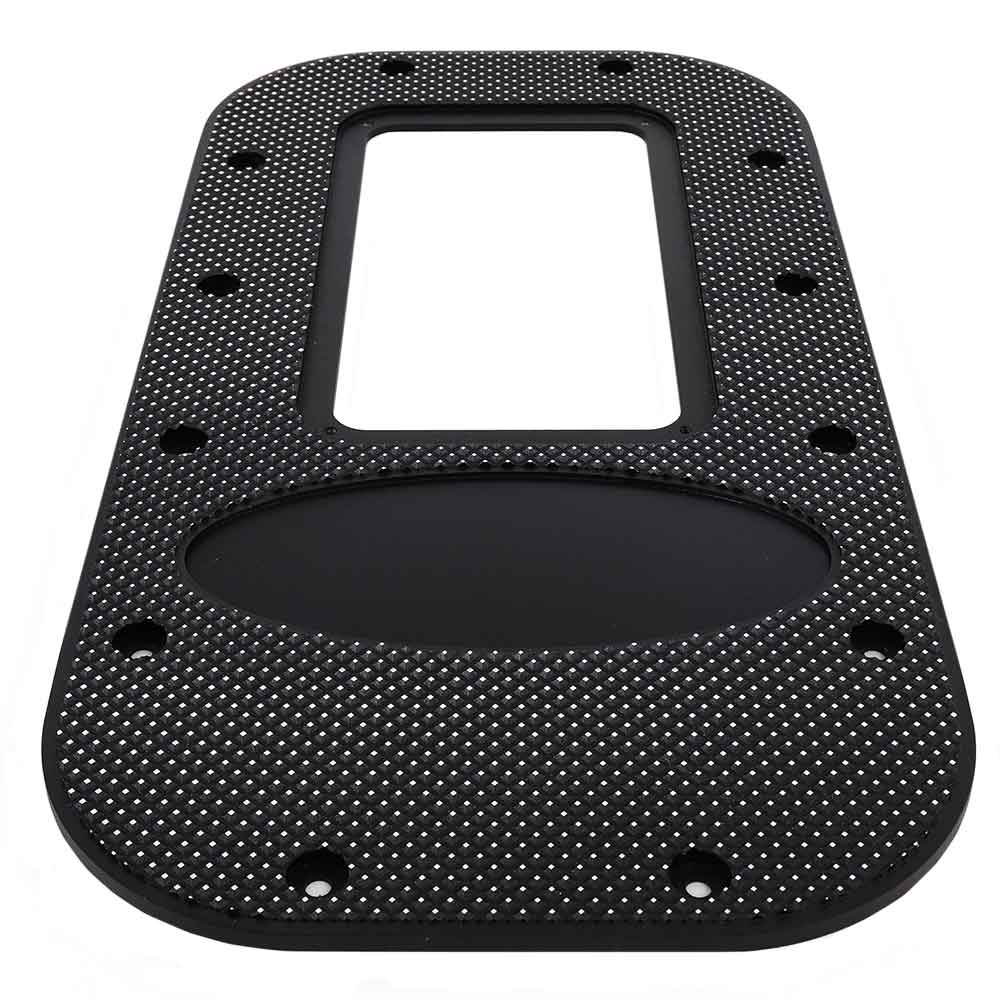Peterbilt and Kenworth Universal Black Diamond Billet Shifter Floor Plate