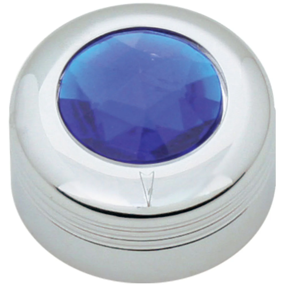 Peterbilt Chrome AC/Heater Knob with Jewel - Image 2