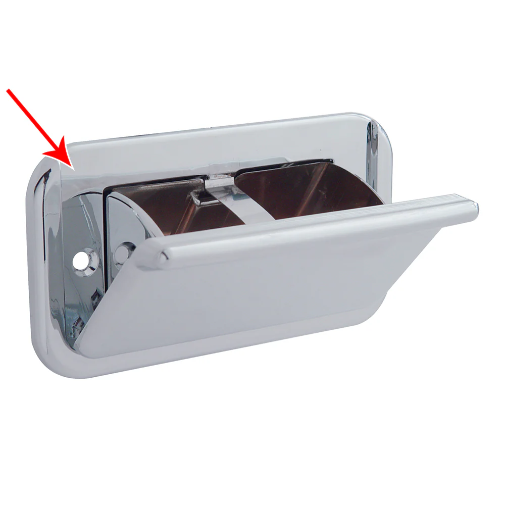 Peterbilt Chrome Ash Tray Trim Bezel 2005 & Older - Image 2
