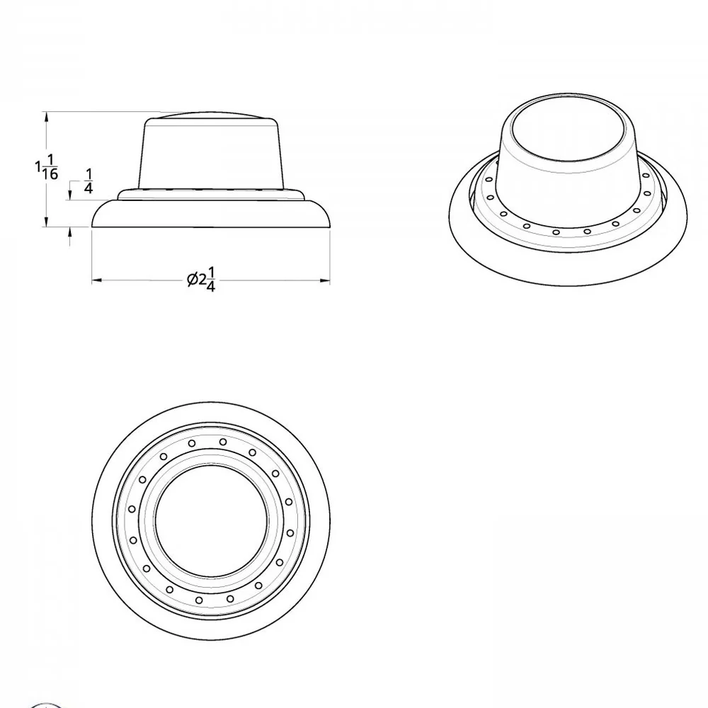 Peterbilt Chrome Dash Data Display Module Control Knob Set - Image 4