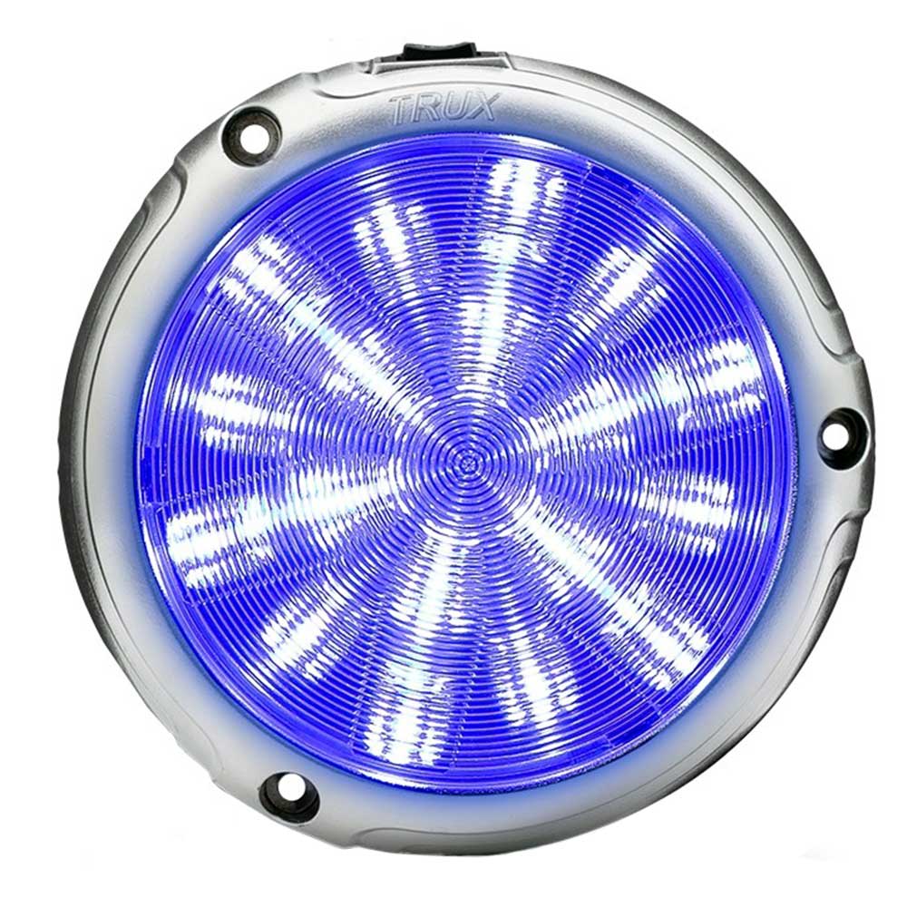 Peterbilt Chrome LED Interior Projector Dome with 6 Color Auxiliary Light - Image 4