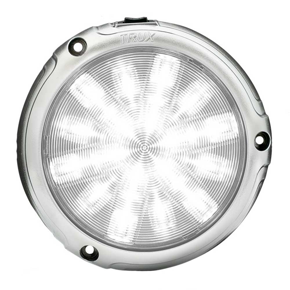 Peterbilt Chrome LED Interior Projector Dome with 6 Color Auxiliary Light - Image 5