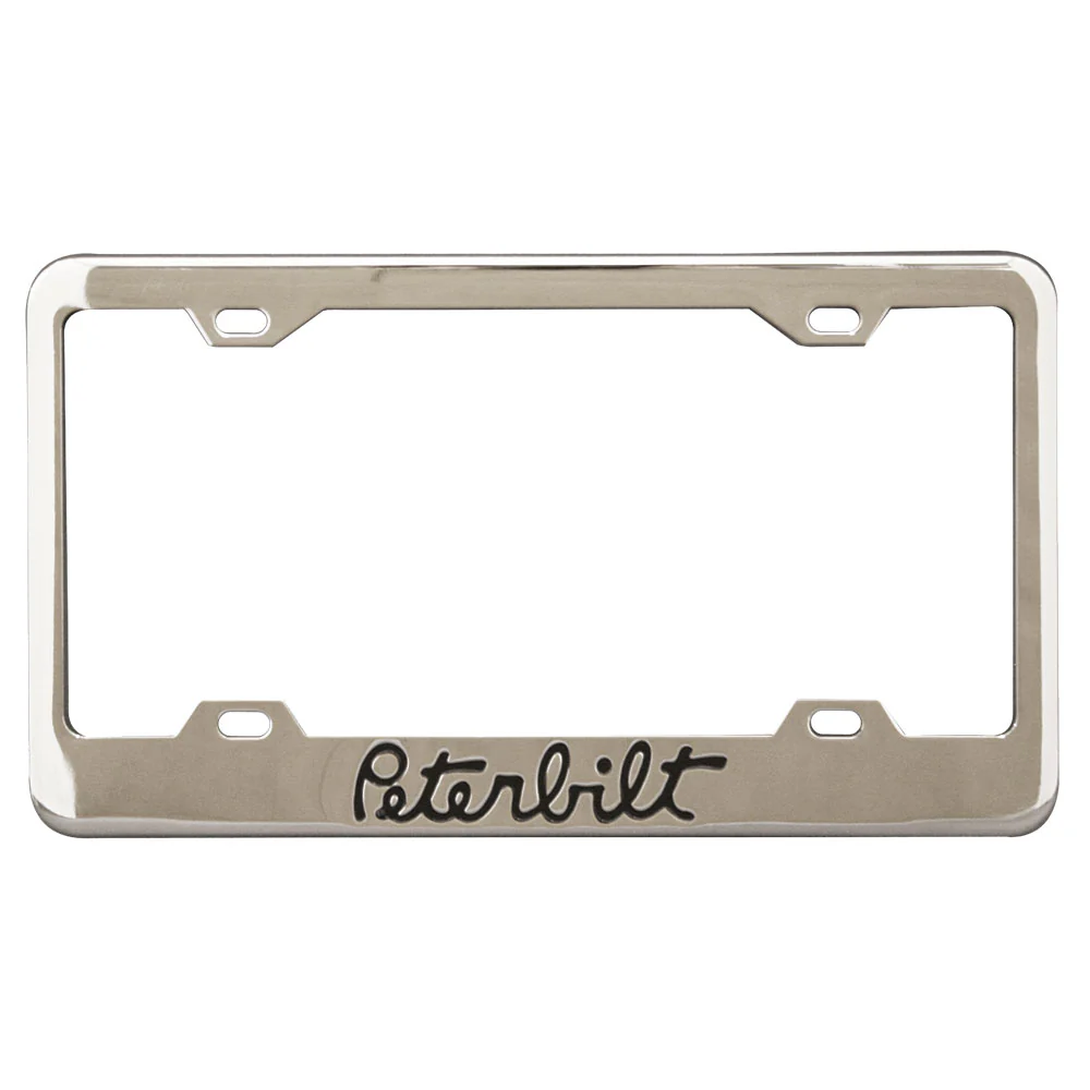 Peterbilt Chrome License Plate Frame