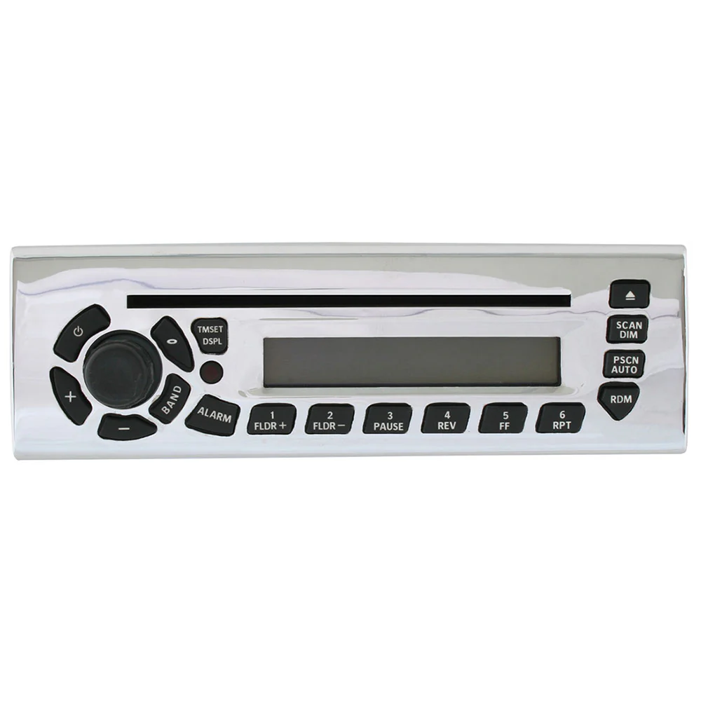 Peterbilt Chrome Radio Unit Faceplate Cover - Image 2