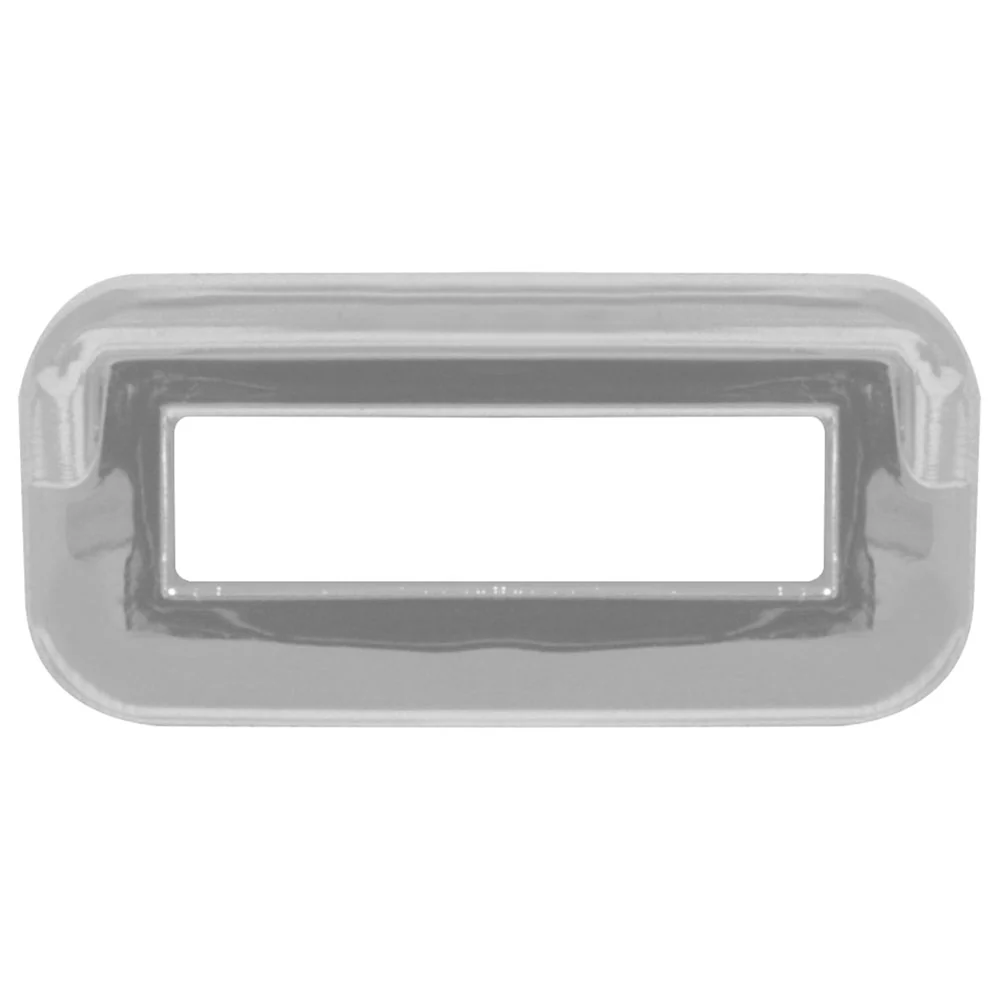 Peterbilt Chrome Switch Label Visor Bezels 2001+
