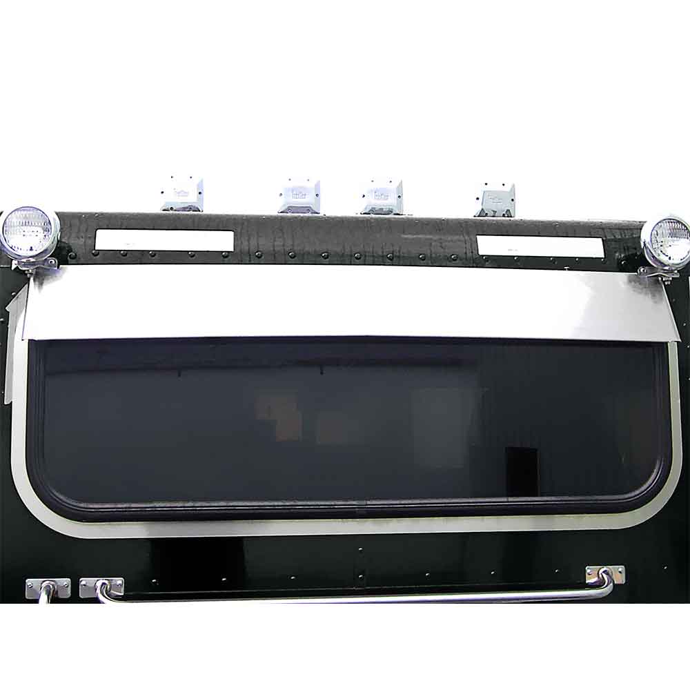Peterbilt Day Cab 57" Rear Sleeper Window Blind Mount Drop Visor