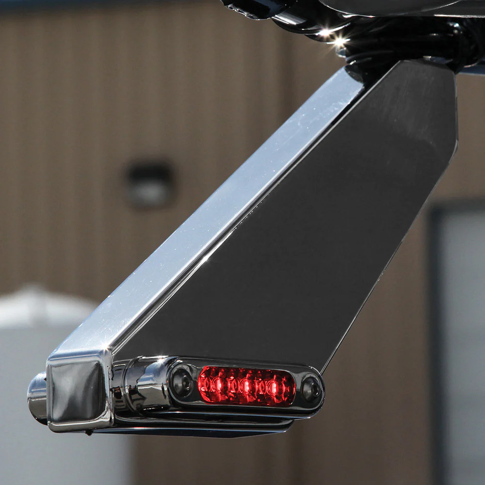 Peterbilt, Freightliner Double Faced Mirror Bracket Side Signal LED Lights - Image 3