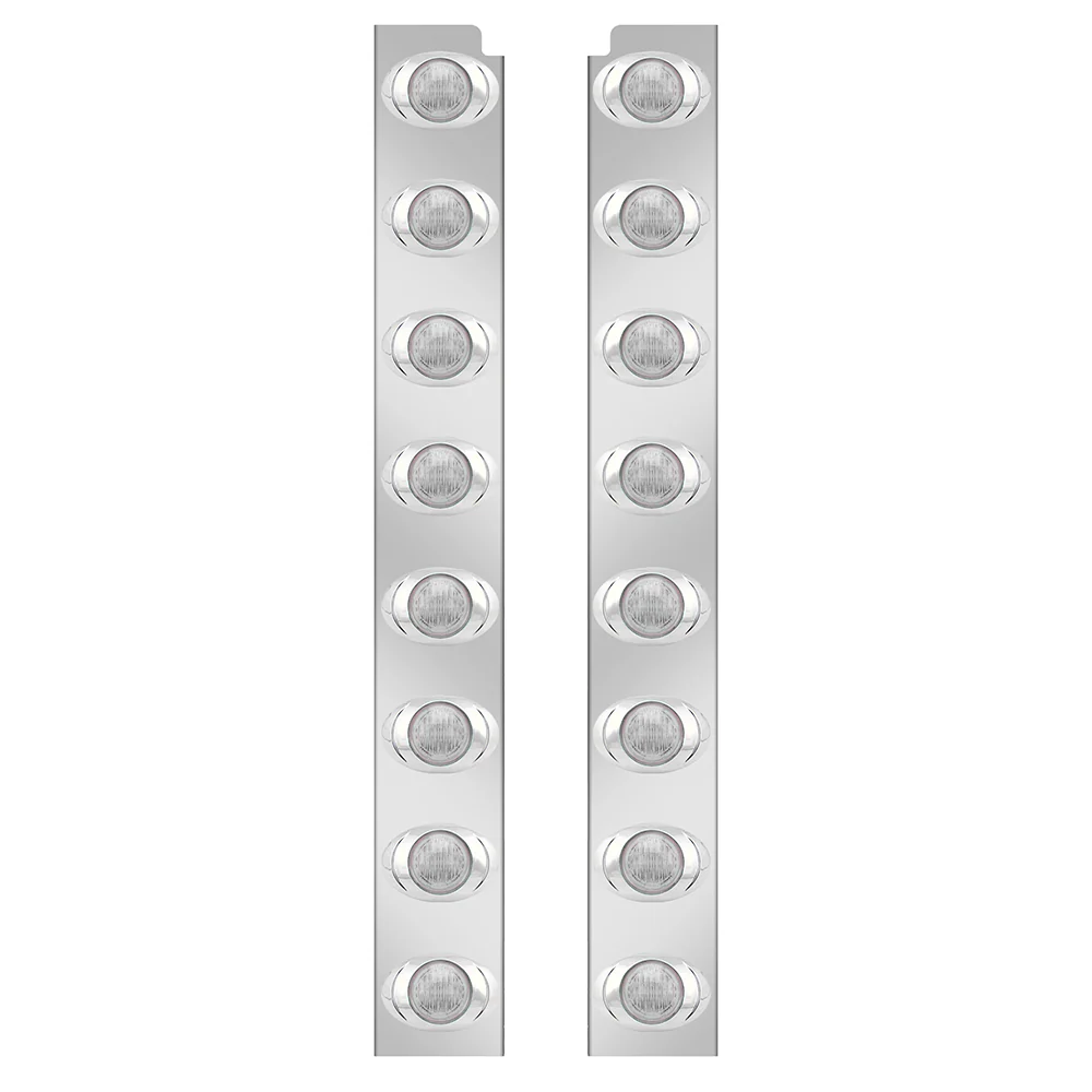 Peterbilt Front Air Cleaner Magnum 3 LED Light Bars - Image 3