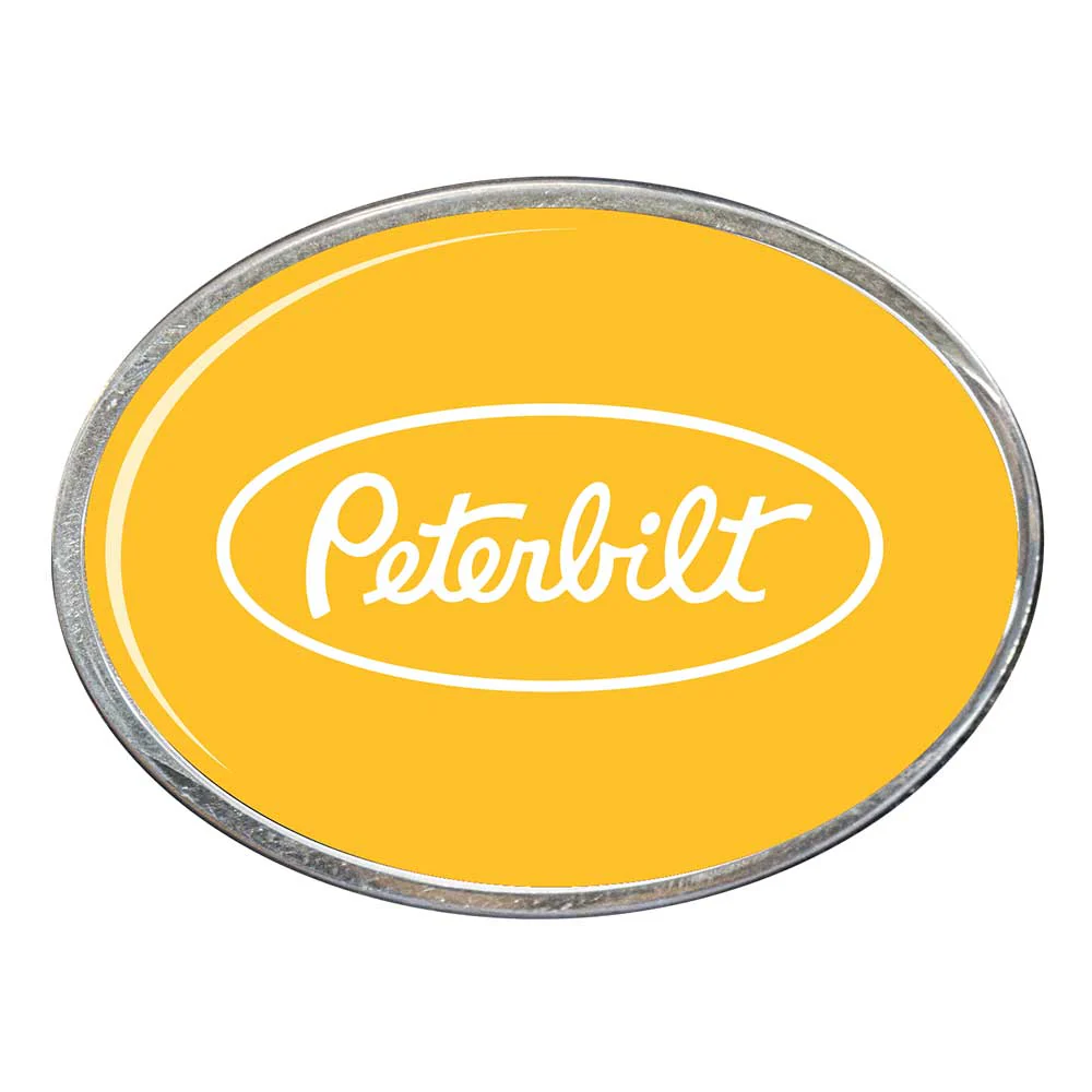 Peterbilt in Oval Billet Aluminum with Resin Belt Buckle - Image 10