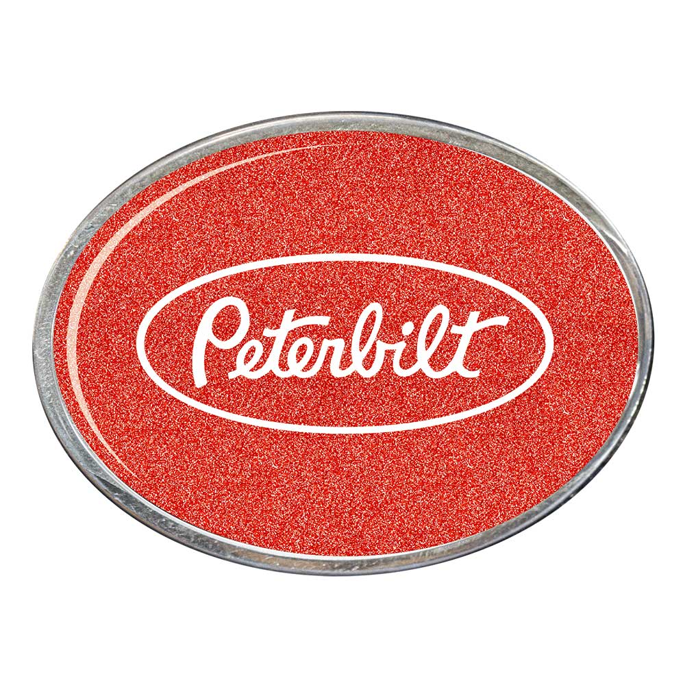 Peterbilt in Oval Billet Aluminum with Resin Belt Buckle - Image 12