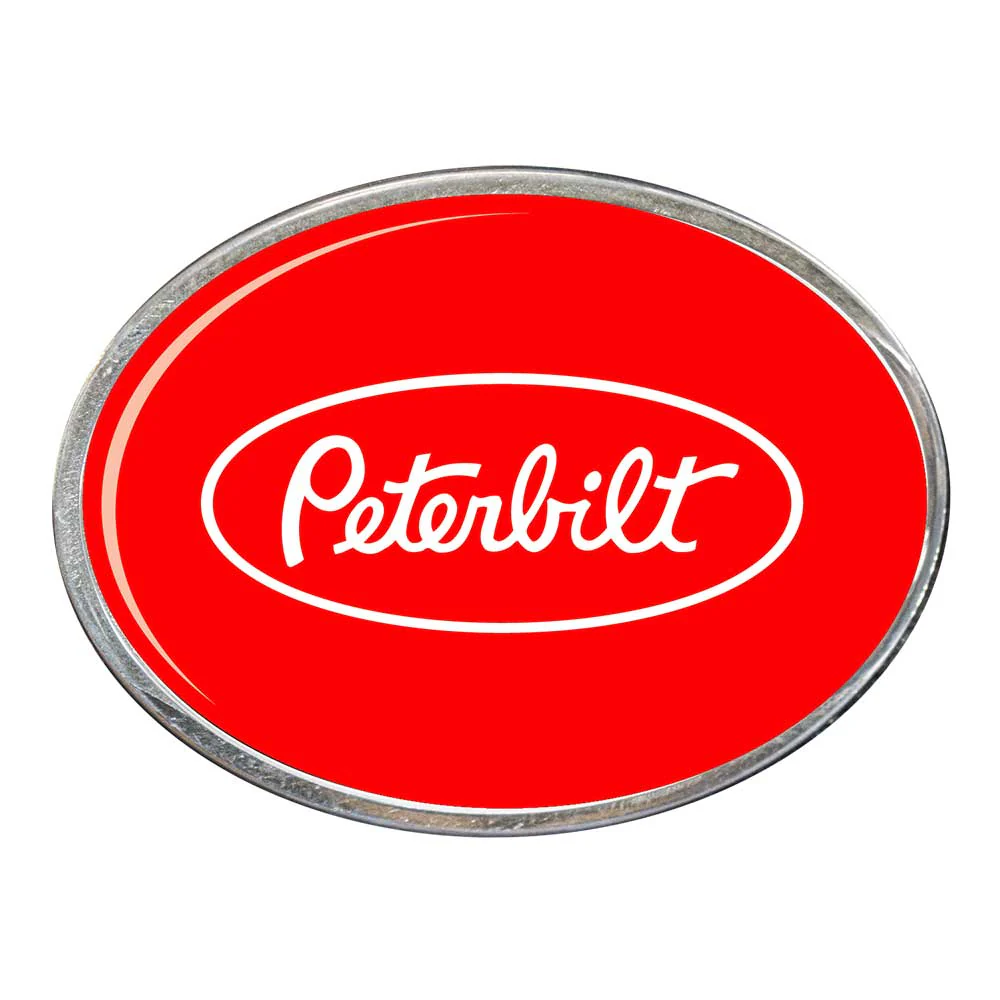 Peterbilt in Oval Billet Aluminum with Resin Belt Buckle - Image 6