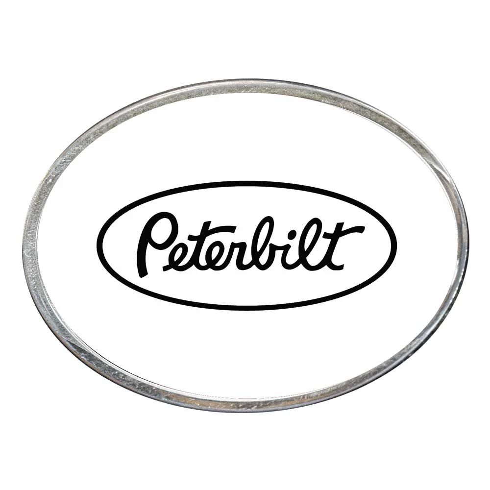 Peterbilt in Oval Billet Aluminum with Resin Belt Buckle - Image 9