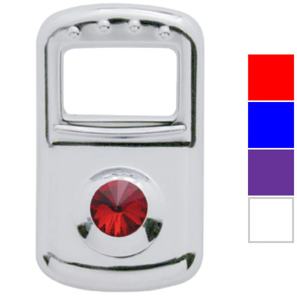 Peterbilt Rocker Switch Cover with Jewel - 3 Pack