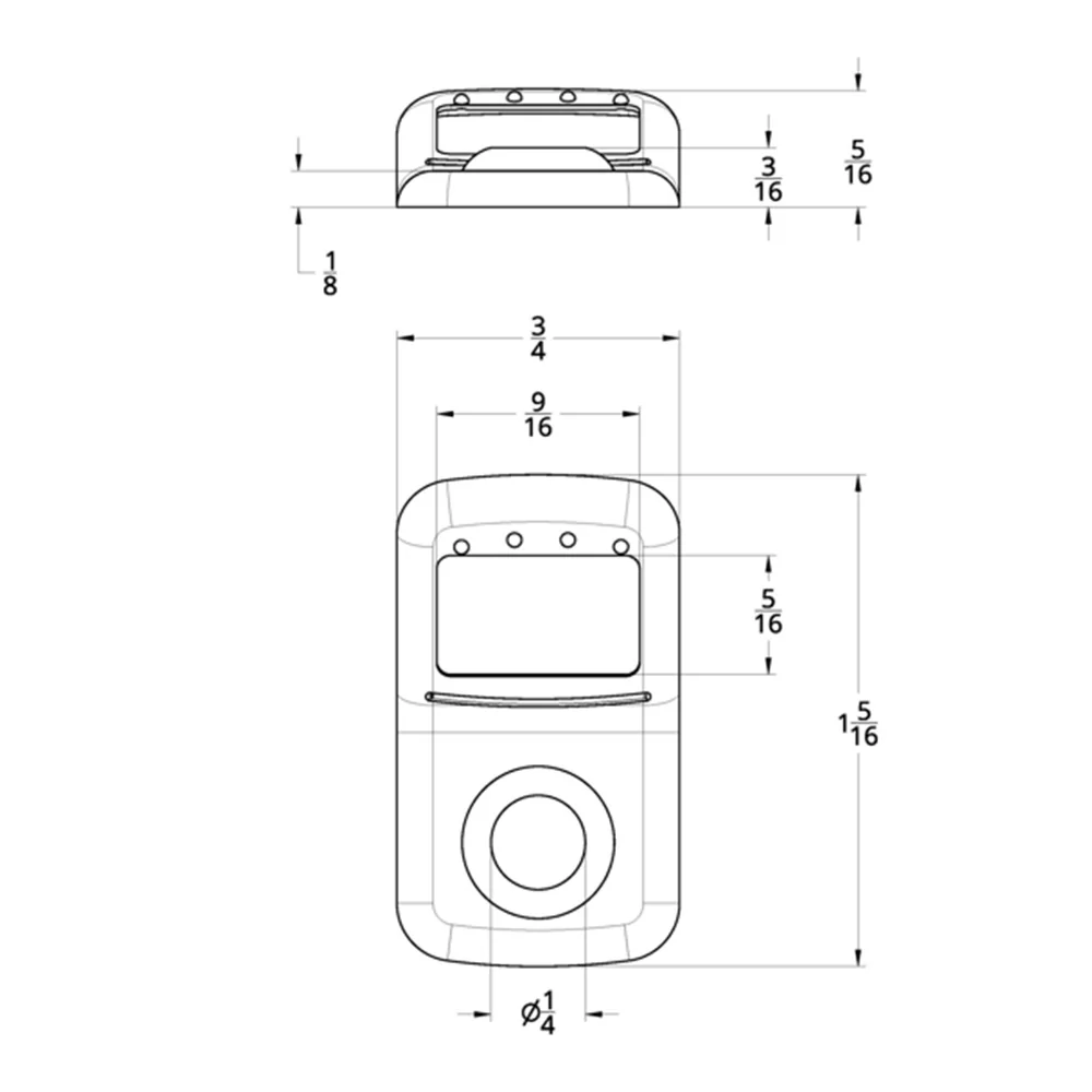 Peterbilt Rocker Switch Cover with Jewel - 3 Pack - Image 2