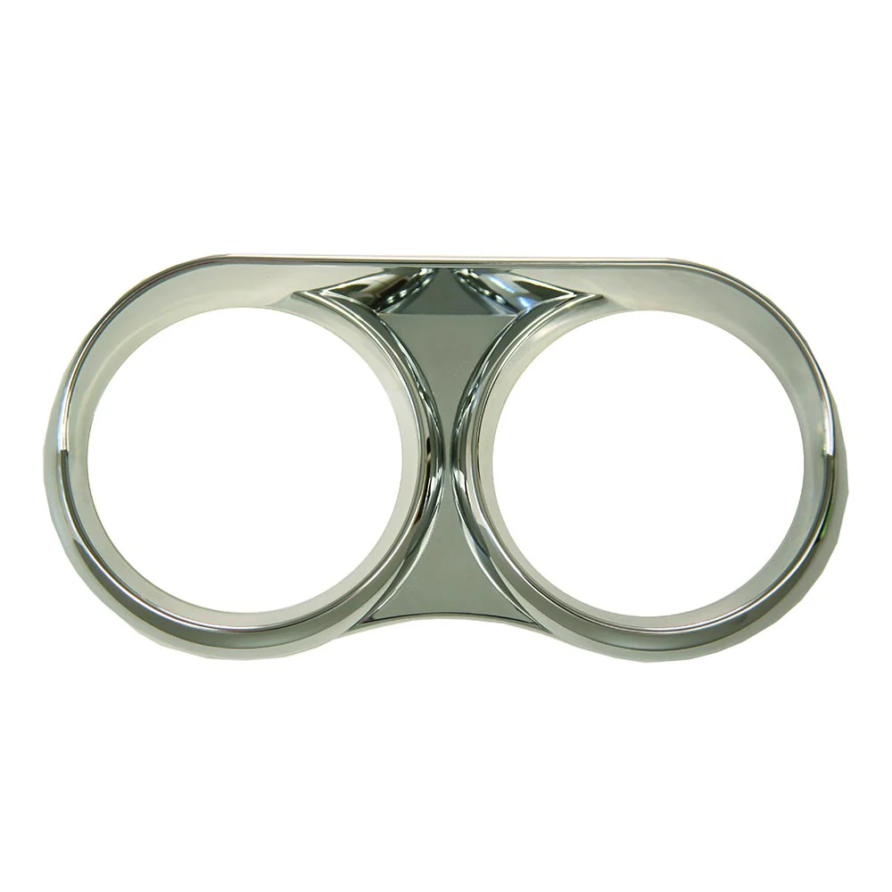 Peterbilt Large Chrome Dual Gauge Cover Bezel Speedo/Tach
