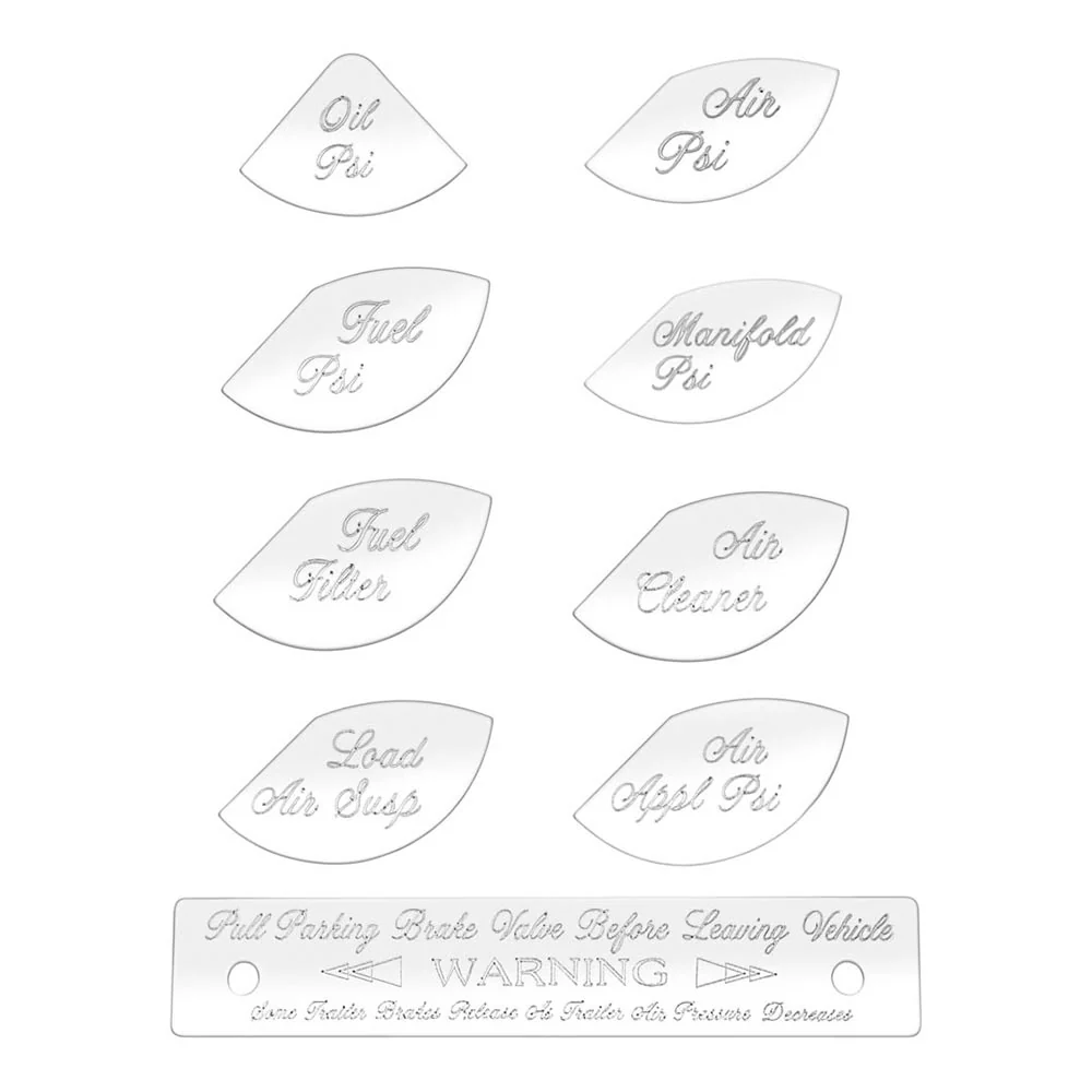 Peterbilt Master Pack A Gauge Label Emblems