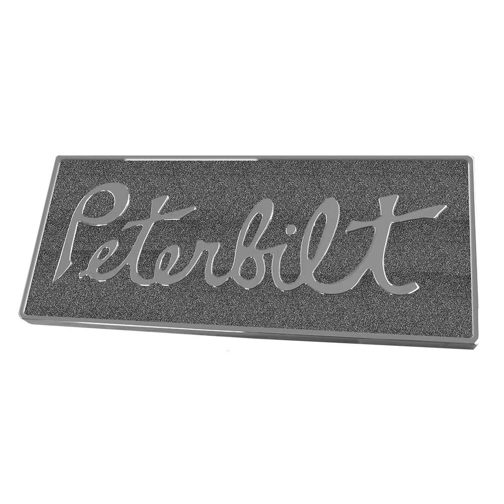 Peterbilt Original Style Rectangle Engraved Emblem - Image 9