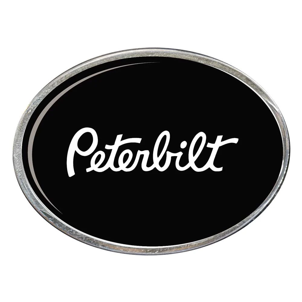 Peterbilt Oval Billet Aluminum with Resin Belt Buckle - Image 8