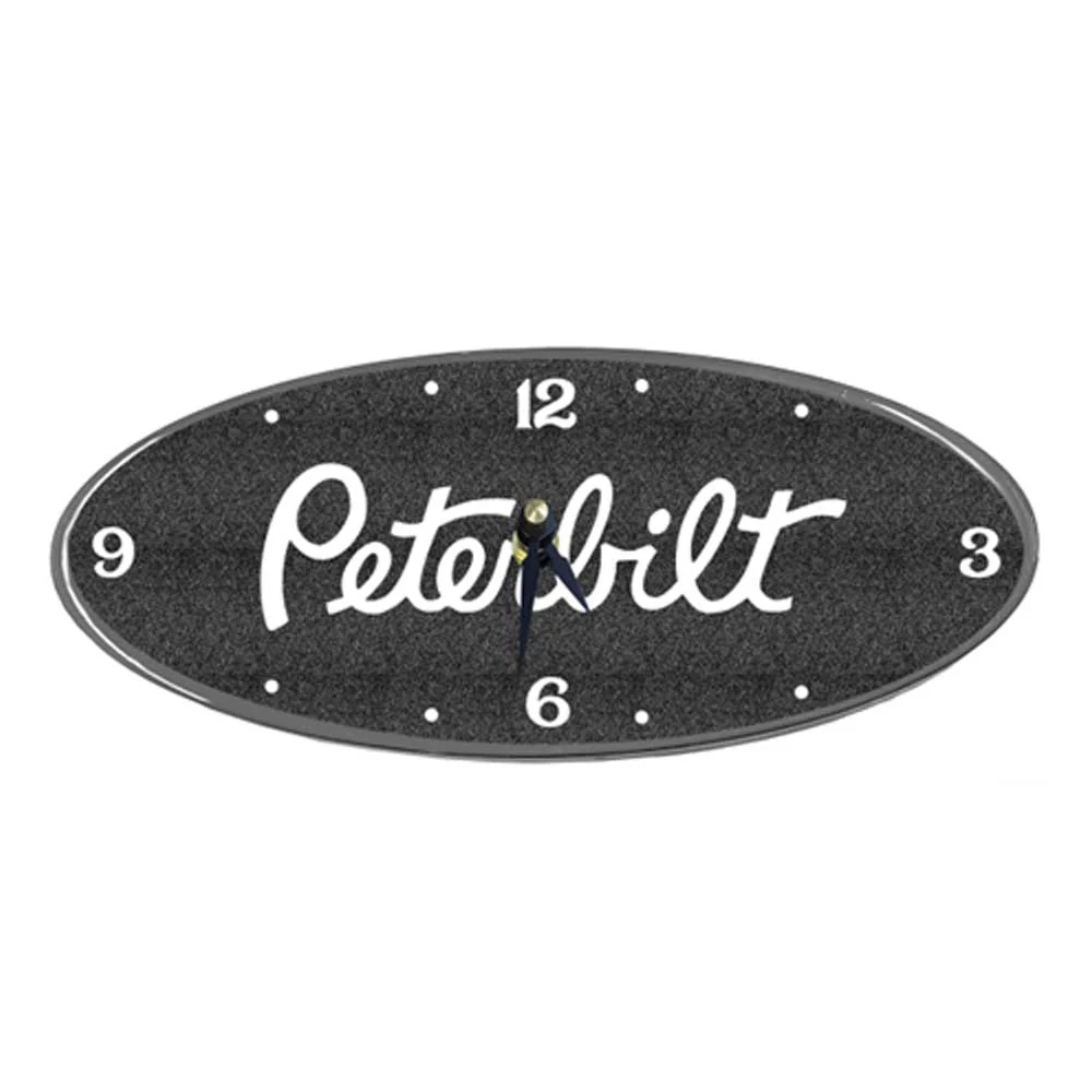 Peterbilt Oval Chrome Aluminum Clock - Image 11