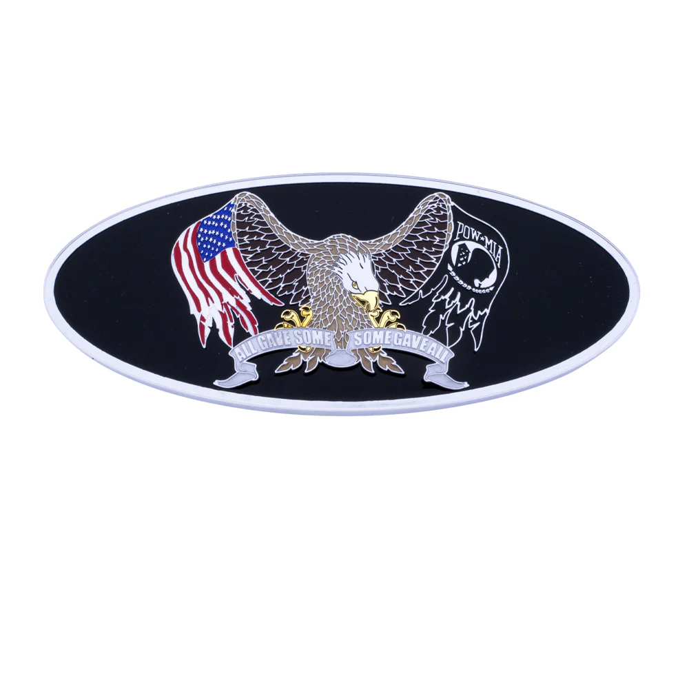Peterbilt POW Eagle Flag Emblem