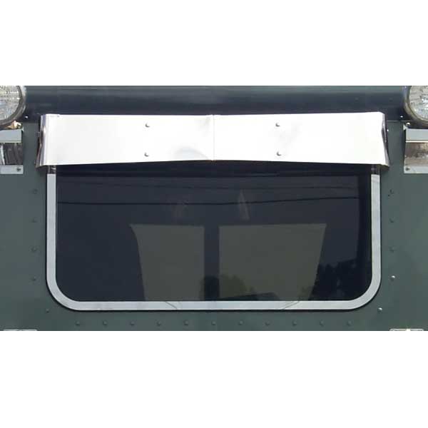 Peterbilt Rear Window Bow-Tie Visor
