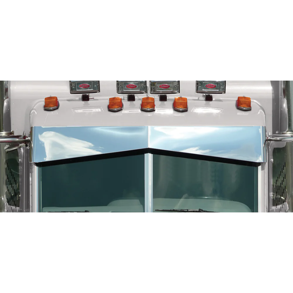 Peterbilt Sanded Darwin 10.5" to 6" Un-Tie Visor