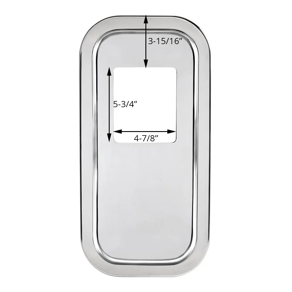 Peterbilt Shift Plate Cover 5 3/4" x 4 7/8" - Image 3