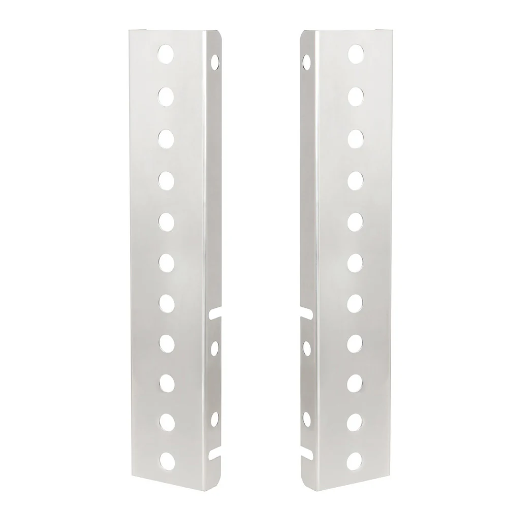 Peterbilt Stainless Front Air Cleaner Bracket with 22 Mini Light Cutouts