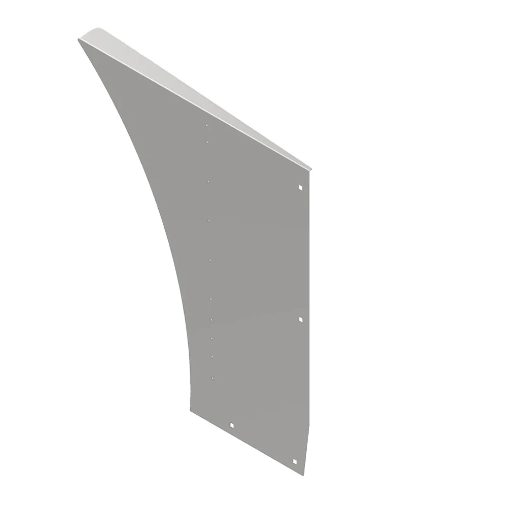 Peterbilt Stainless Steel Hood Extension Panels - Image 2