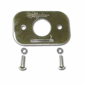 Peterbilt Stainless Steel Lighter Dash Plate